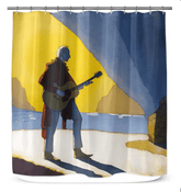 SurArt 119 shower curtain with refreshing design for a modern bathroom upgrade